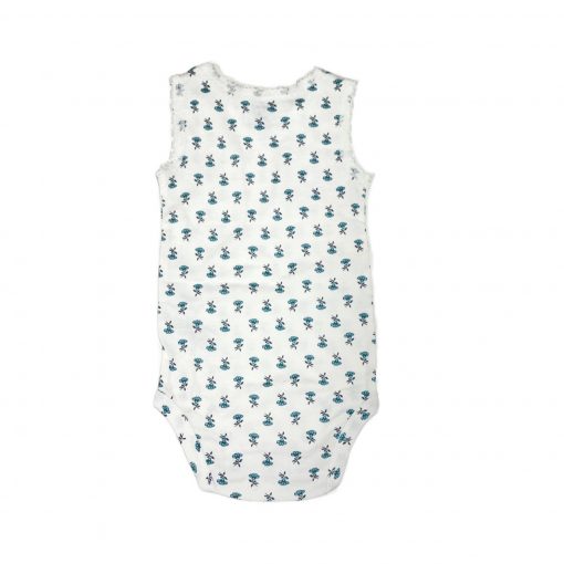 BODY REGATA FLORAL BRANCO CARTERS TAM 9 M - Image 2