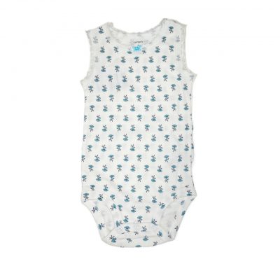 BODY REGATA FLORAL BRANCO CARTERS TAM 9 M