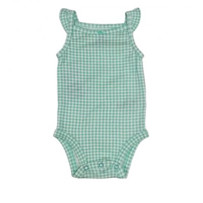 BODY REGATA BR/VD XADREZ CARTERS TAM 3 M