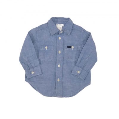CAMISA SOCIAL OXFORD RALPH LAUREN TAM 12 M