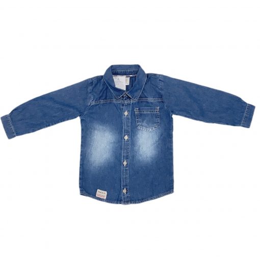 CAMISA BOTAO ML JEANS ZIG MUNDI TAM 2 - Image 2