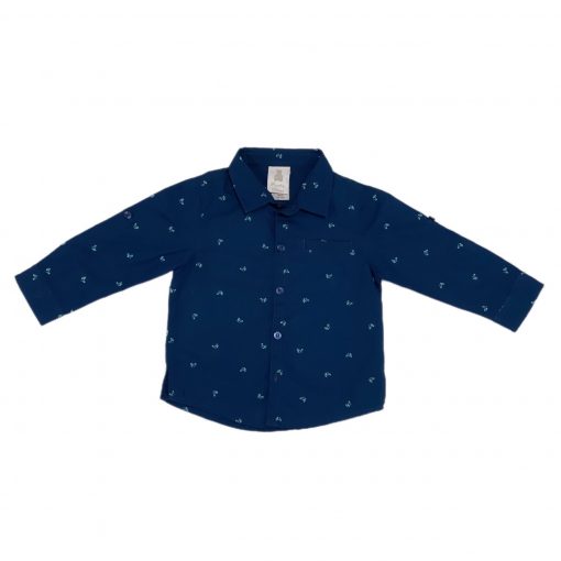 CAMISA SCOOTER AZUL MARINHO PAOLA BIMBI TAM 12 M - Image 2
