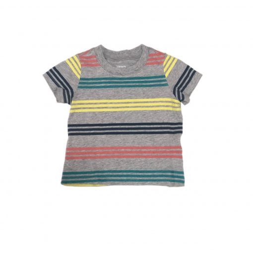 CONJ. JARDINEIRA/CAMISETA JEANS CARTERS TAM 9 M - Image 3
