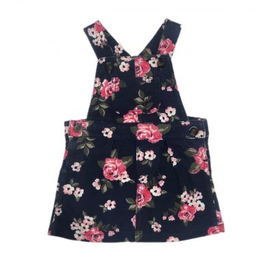 JARDINEIRA FLORAL AZUL MARINHO CARTERS TAM 6 M
