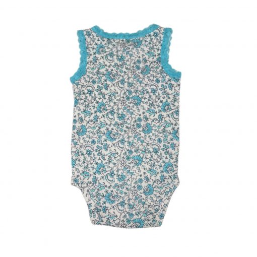 BODY REGATA FLORAL BRANCO CARTERS TAM 9 M - Image 2