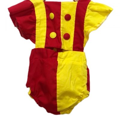 FANTASIA EMILIA AMARELO SEM MARCA TAM 6 M