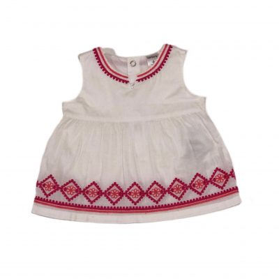 BATA BORDADA BR/RS CARTERS TAM 6M