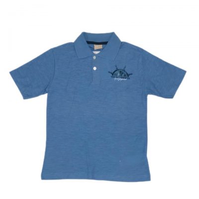 POLO MALHA AZUL MILON TAM 6