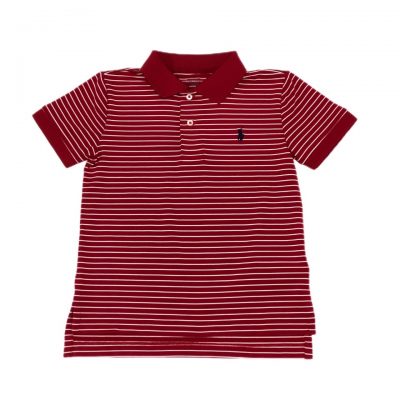 POLO LISTR BR VERM/BR RALPH LAUREN TAM 3