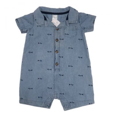 ROMPER BASSET JEANS CARTERS TAM 9M