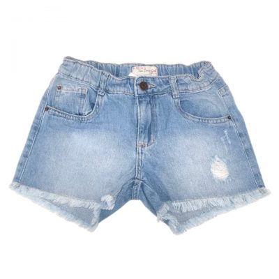 SHORT DESFIADO JEANS KIDS DENIM TAM 9/10