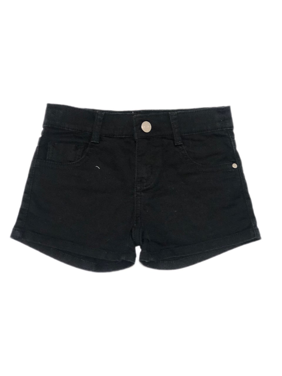 Kids black jean top shorts