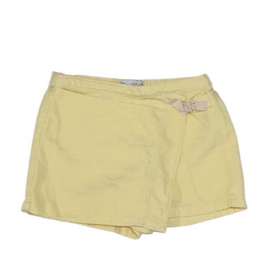 SHORT TRANSPASSADO AMARELO ZARA TAM 11/12