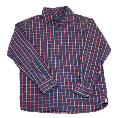 CAMISA BOTAO ML XADREZ VERM/MAR TOMMY HILFIGER TAM 8/10