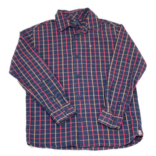 CAMISA BOTAO ML XADREZ VERM/MAR TOMMY HILFIGER TAM 8/10