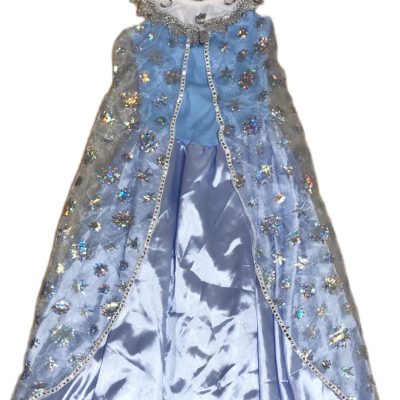 FANTASIA FROZEN AZUL CLARO SEM MARCA TAM 6